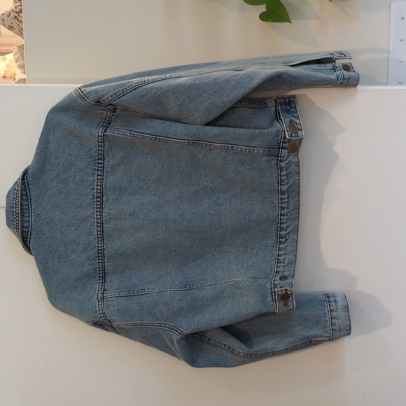 😎Los Angeles Apparel Jean Jacket M - Picture 2 of 7